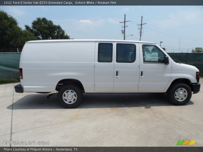  2012 E Series Van E250 Extended Cargo Oxford White