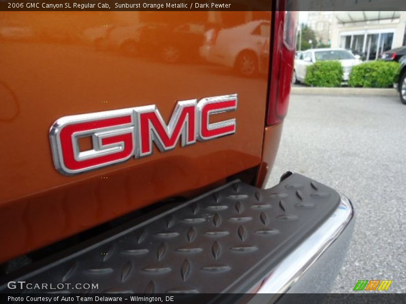 Sunburst Orange Metallic / Dark Pewter 2006 GMC Canyon SL Regular Cab