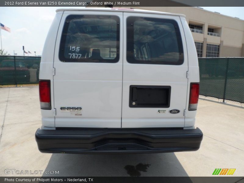 Oxford White / Medium Flint 2012 Ford E Series Van E250 Extended Cargo