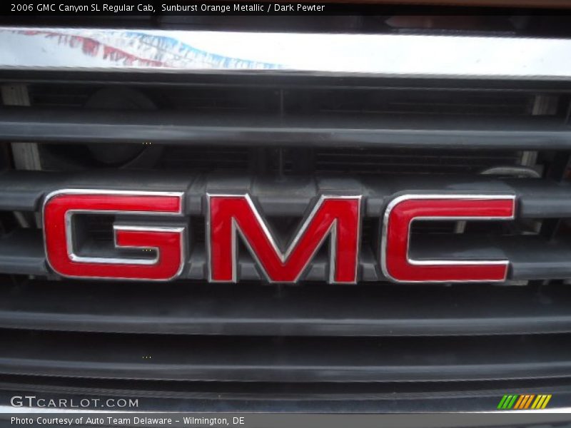 Sunburst Orange Metallic / Dark Pewter 2006 GMC Canyon SL Regular Cab