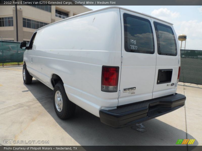 Oxford White / Medium Flint 2012 Ford E Series Van E250 Extended Cargo