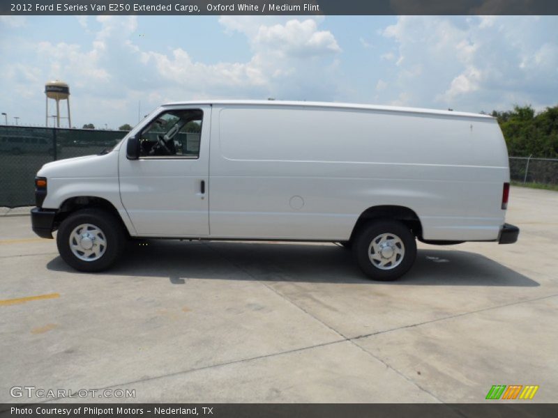 Oxford White / Medium Flint 2012 Ford E Series Van E250 Extended Cargo