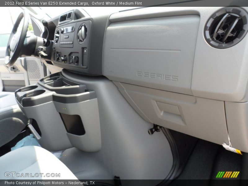 Oxford White / Medium Flint 2012 Ford E Series Van E250 Extended Cargo