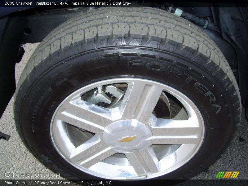 Imperial Blue Metallic / Light Gray 2008 Chevrolet TrailBlazer LT 4x4