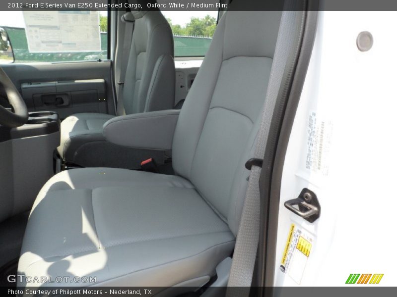 Oxford White / Medium Flint 2012 Ford E Series Van E250 Extended Cargo