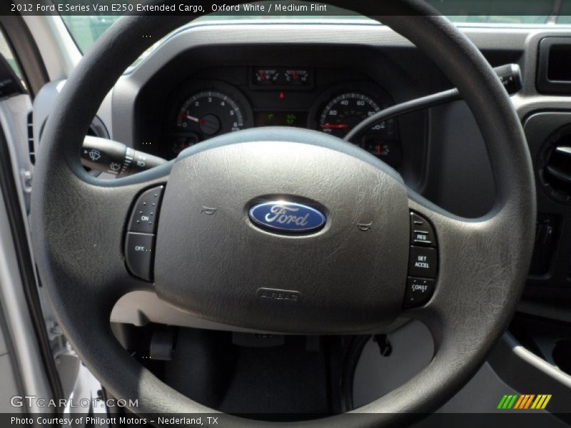 Oxford White / Medium Flint 2012 Ford E Series Van E250 Extended Cargo
