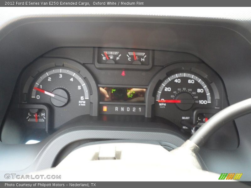  2012 E Series Van E250 Extended Cargo E250 Extended Cargo Gauges