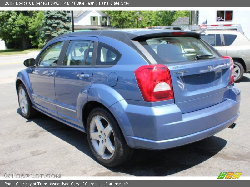 Marine Blue Pearl / Pastel Slate Gray 2007 Dodge Caliber R/T AWD