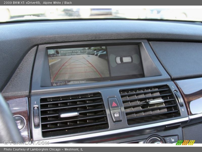 Alpine White / Black 2009 BMW X5 xDrive48i