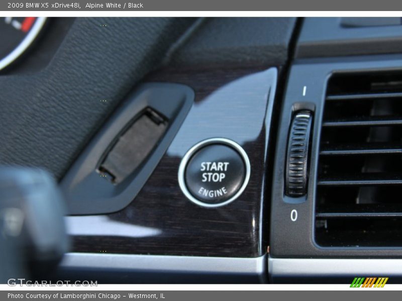 Alpine White / Black 2009 BMW X5 xDrive48i