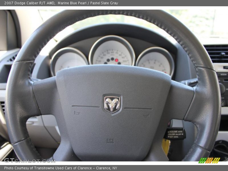Marine Blue Pearl / Pastel Slate Gray 2007 Dodge Caliber R/T AWD