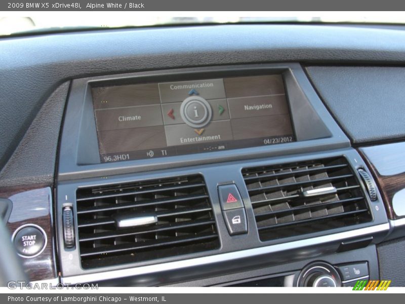 Alpine White / Black 2009 BMW X5 xDrive48i