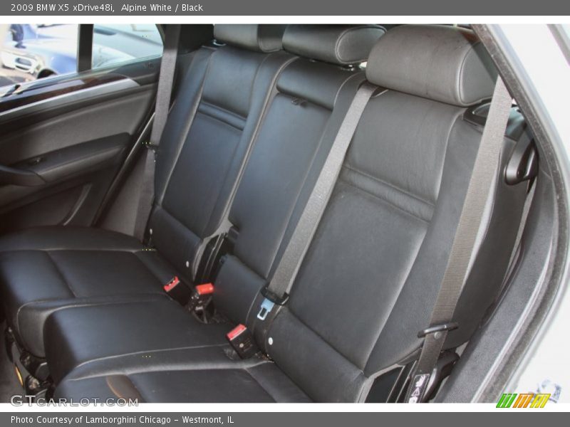Alpine White / Black 2009 BMW X5 xDrive48i
