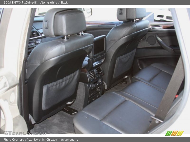 Alpine White / Black 2009 BMW X5 xDrive48i