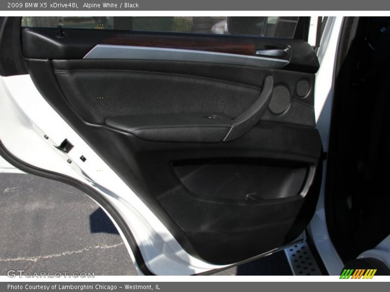 Alpine White / Black 2009 BMW X5 xDrive48i