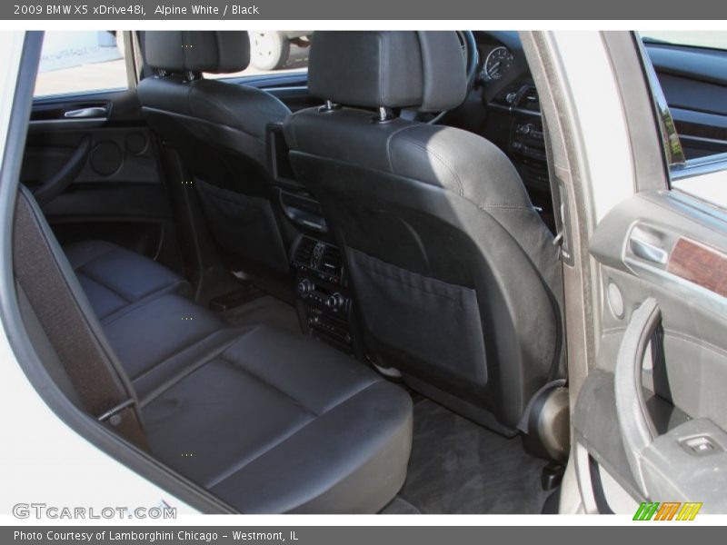 Alpine White / Black 2009 BMW X5 xDrive48i