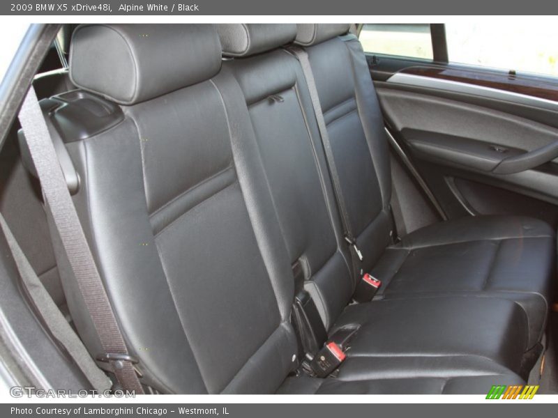 Alpine White / Black 2009 BMW X5 xDrive48i