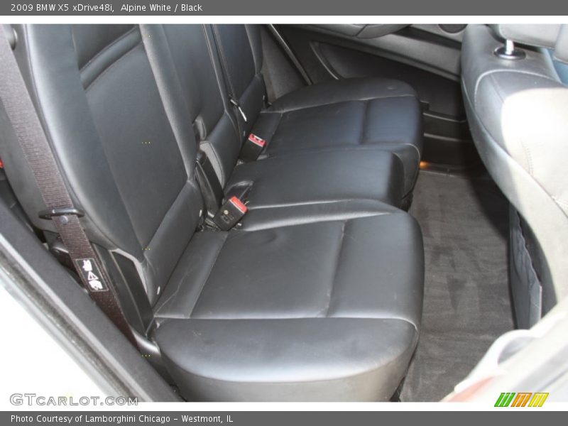 Alpine White / Black 2009 BMW X5 xDrive48i