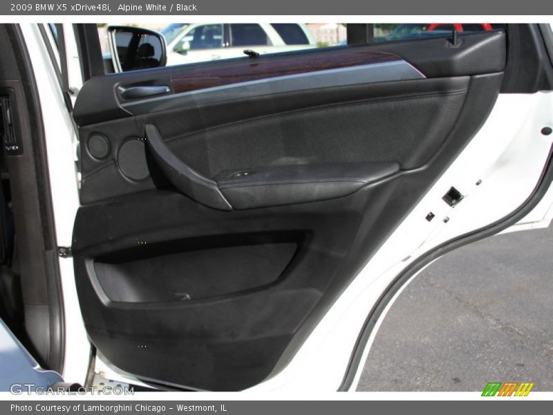 Alpine White / Black 2009 BMW X5 xDrive48i