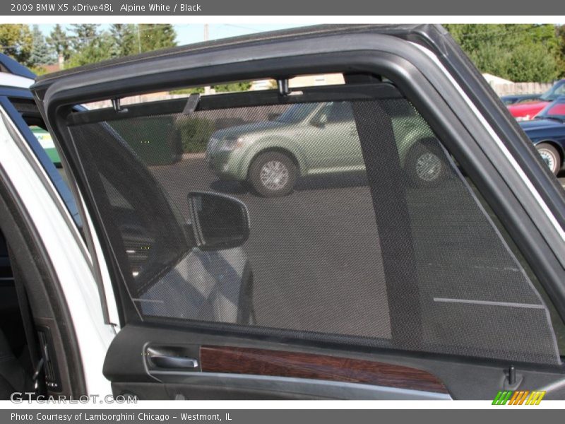 Alpine White / Black 2009 BMW X5 xDrive48i