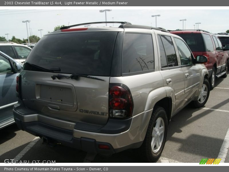 Light Pewter Metallic / Medium Pewter 2003 Chevrolet TrailBlazer LS 4x4