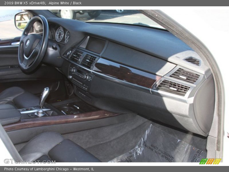 Alpine White / Black 2009 BMW X5 xDrive48i