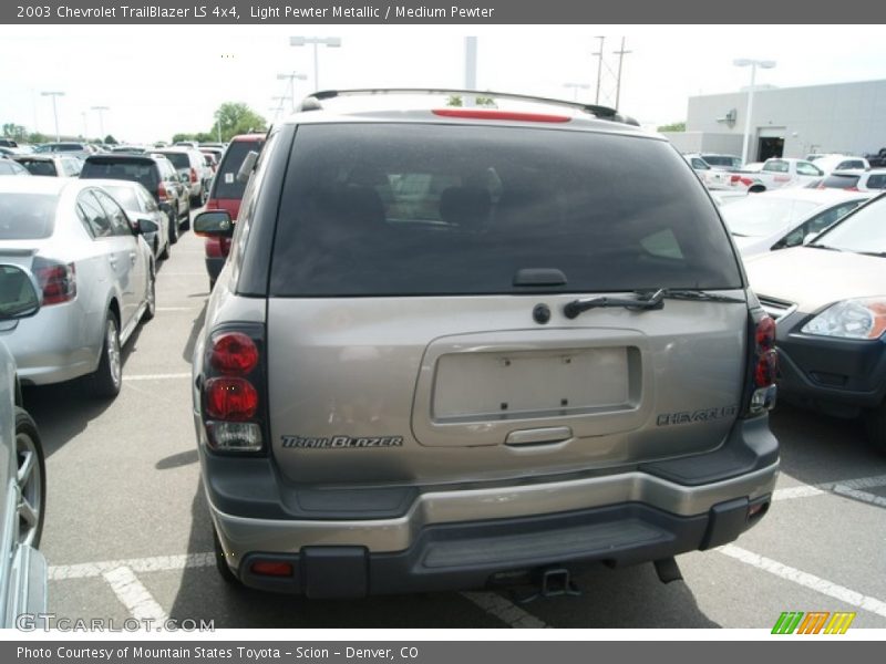 Light Pewter Metallic / Medium Pewter 2003 Chevrolet TrailBlazer LS 4x4