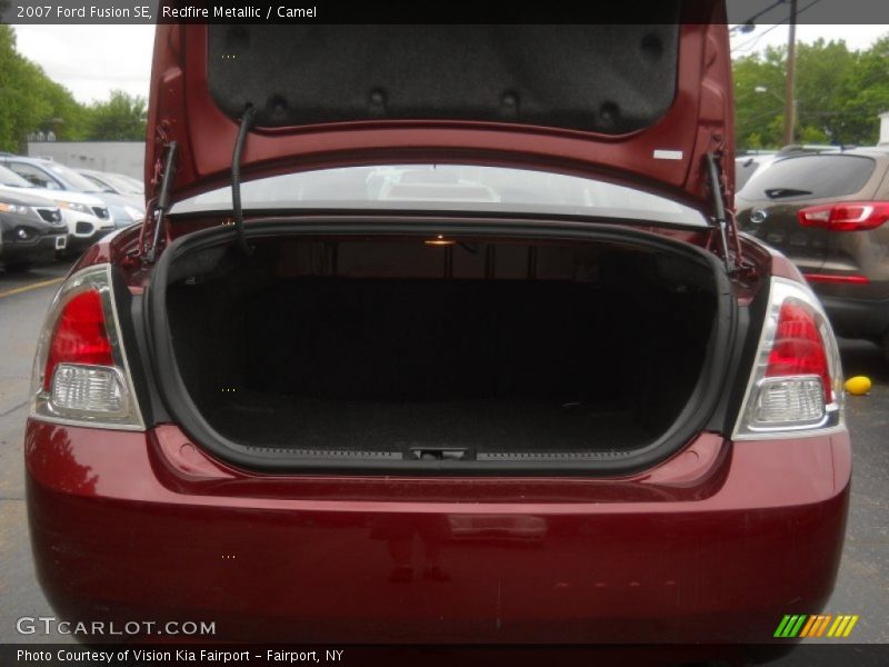 Redfire Metallic / Camel 2007 Ford Fusion SE