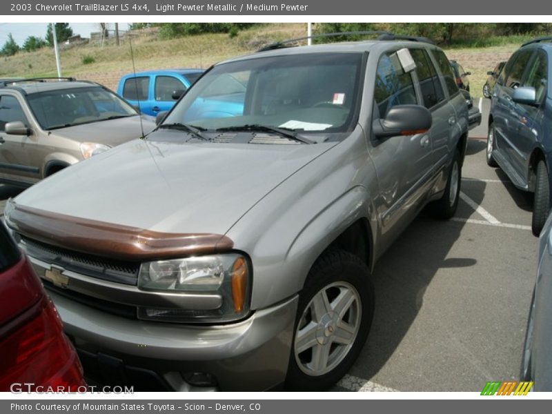 Light Pewter Metallic / Medium Pewter 2003 Chevrolet TrailBlazer LS 4x4