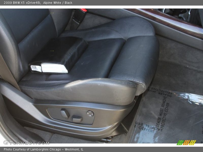 Alpine White / Black 2009 BMW X5 xDrive48i