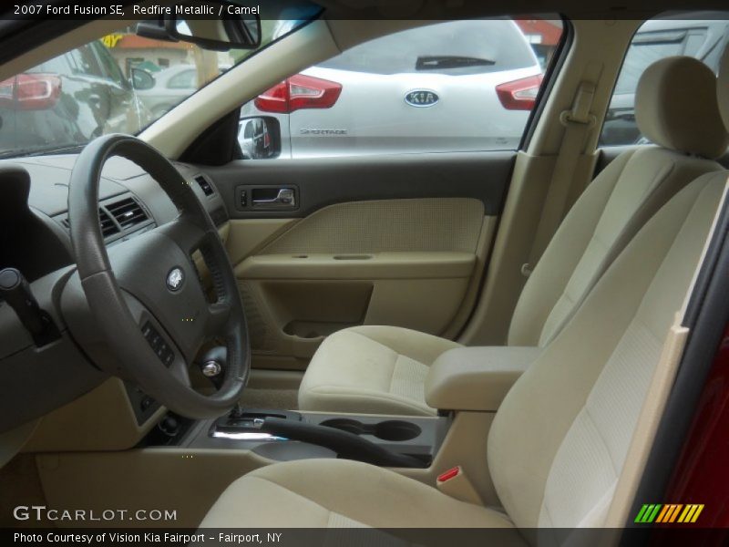Redfire Metallic / Camel 2007 Ford Fusion SE