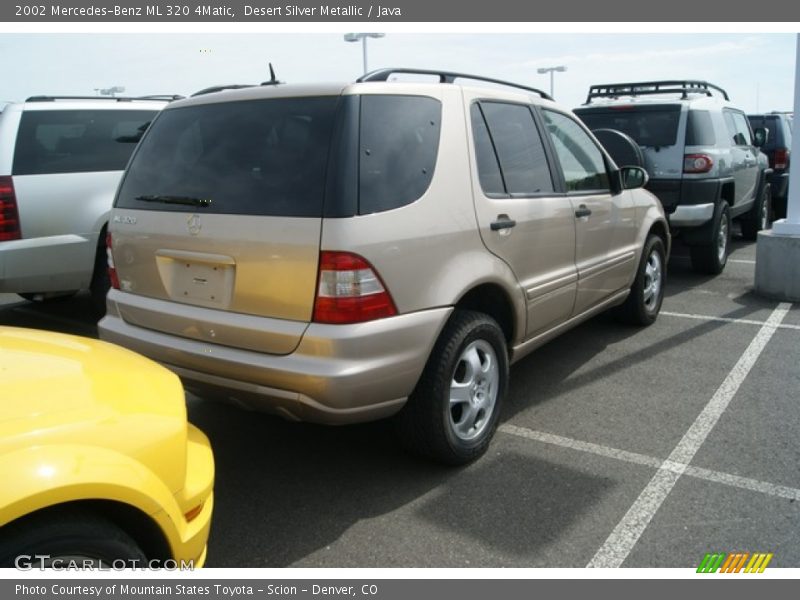 Desert Silver Metallic / Java 2002 Mercedes-Benz ML 320 4Matic