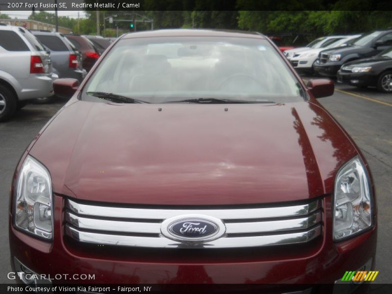 Redfire Metallic / Camel 2007 Ford Fusion SE