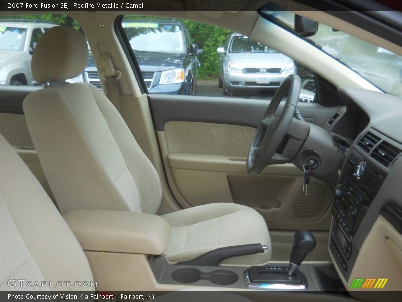 Redfire Metallic / Camel 2007 Ford Fusion SE