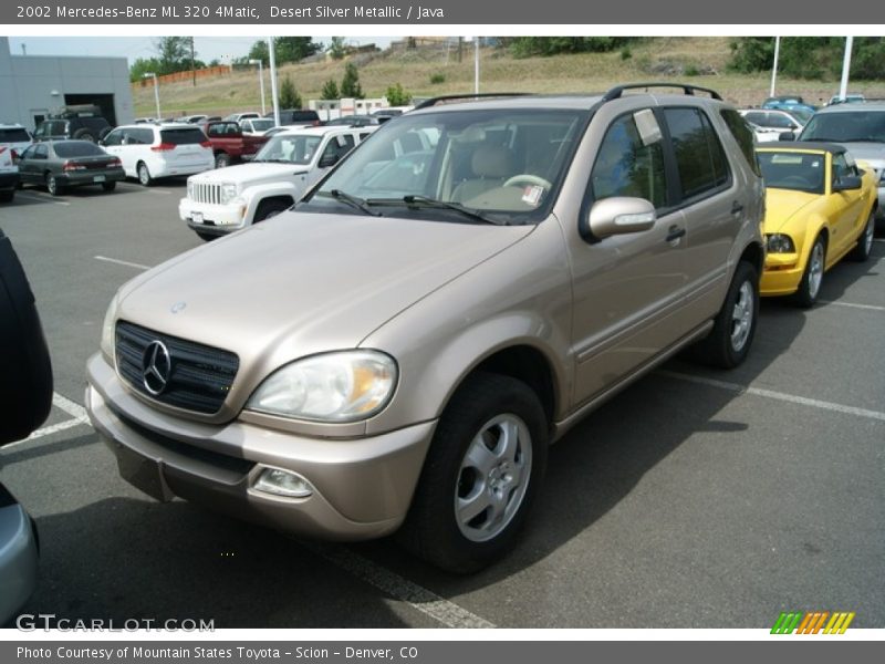 Desert Silver Metallic / Java 2002 Mercedes-Benz ML 320 4Matic