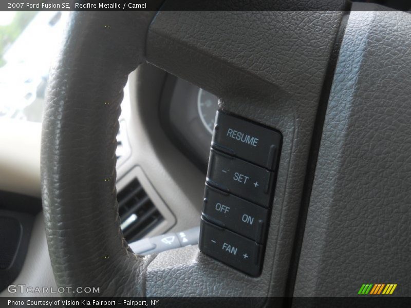 Redfire Metallic / Camel 2007 Ford Fusion SE