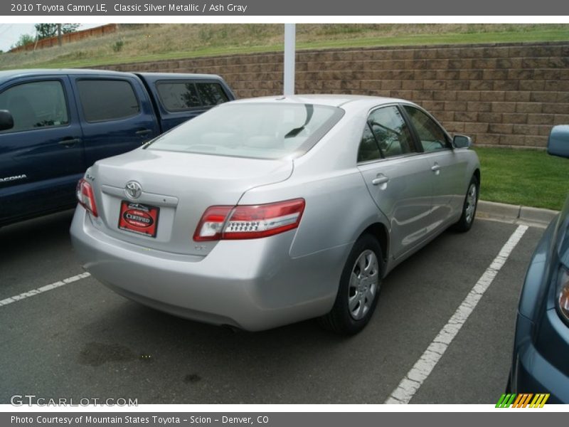 Classic Silver Metallic / Ash Gray 2010 Toyota Camry LE