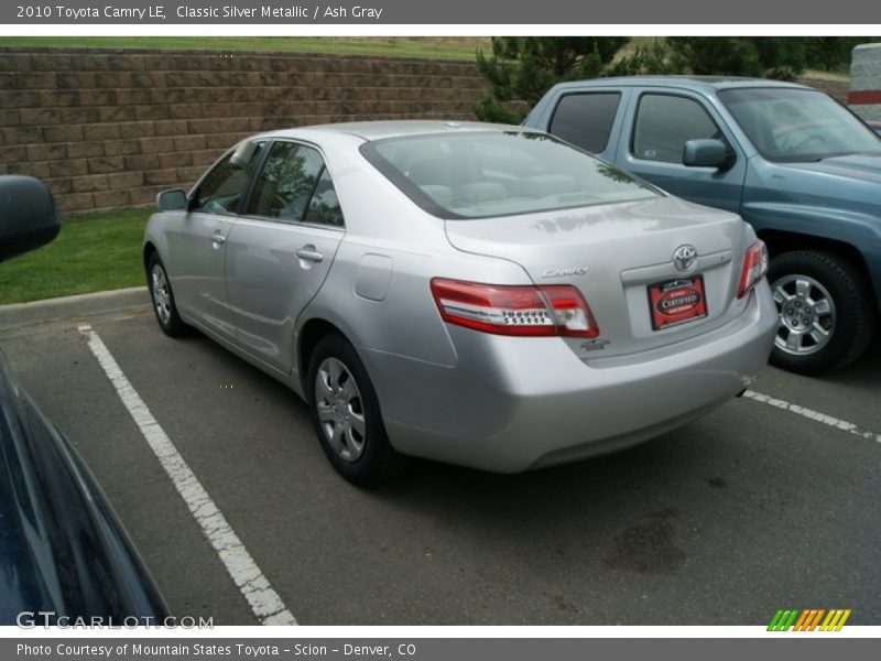 Classic Silver Metallic / Ash Gray 2010 Toyota Camry LE