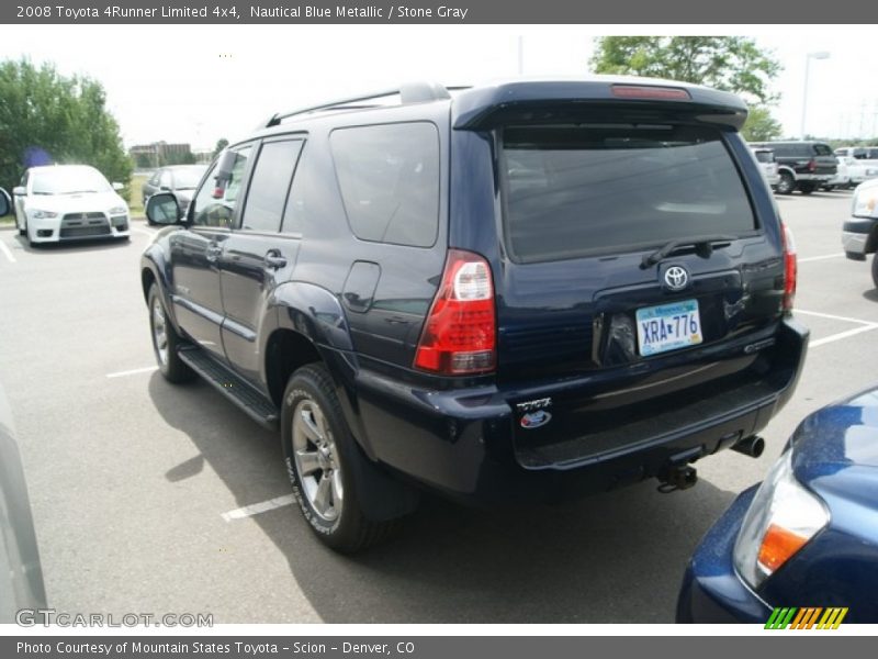 Nautical Blue Metallic / Stone Gray 2008 Toyota 4Runner Limited 4x4