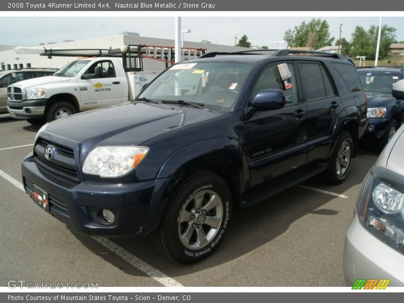 Nautical Blue Metallic / Stone Gray 2008 Toyota 4Runner Limited 4x4