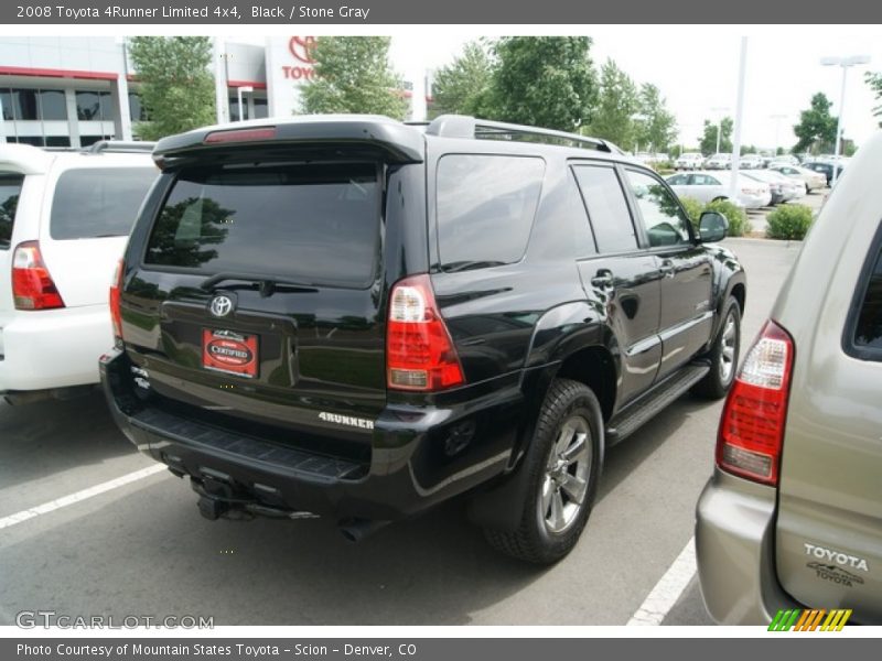 Black / Stone Gray 2008 Toyota 4Runner Limited 4x4