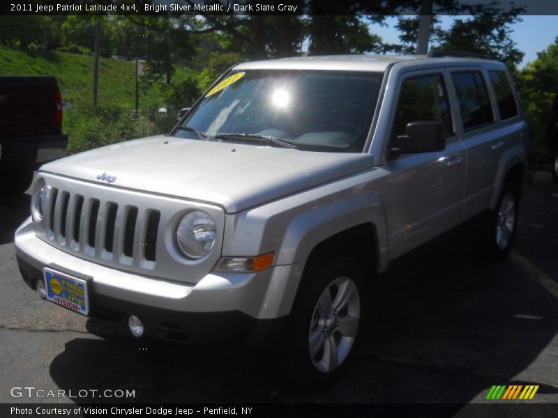 Bright Silver Metallic / Dark Slate Gray 2011 Jeep Patriot Latitude 4x4