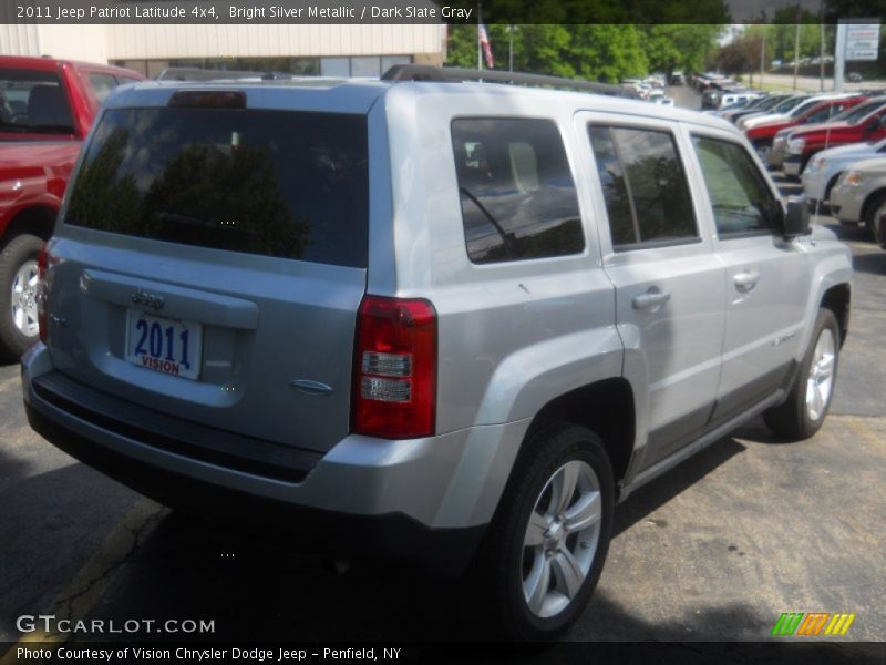 Bright Silver Metallic / Dark Slate Gray 2011 Jeep Patriot Latitude 4x4