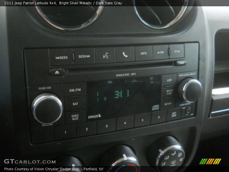 Bright Silver Metallic / Dark Slate Gray 2011 Jeep Patriot Latitude 4x4