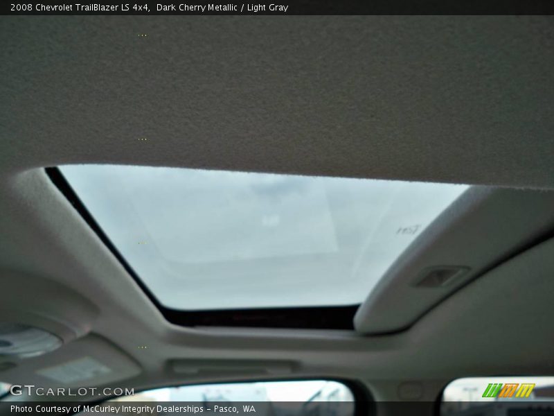 Dark Cherry Metallic / Light Gray 2008 Chevrolet TrailBlazer LS 4x4