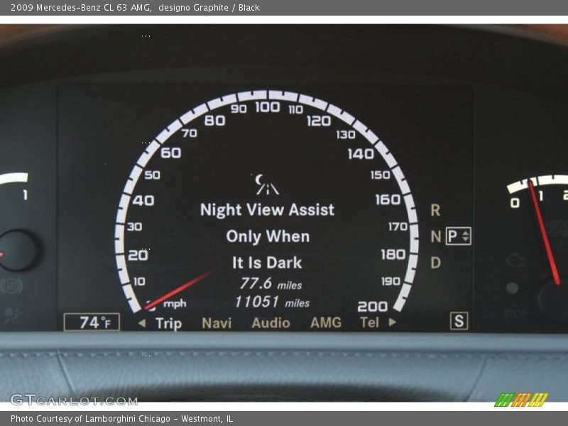  2009 CL 63 AMG 63 AMG Gauges