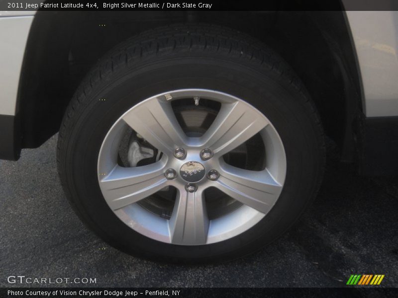 Bright Silver Metallic / Dark Slate Gray 2011 Jeep Patriot Latitude 4x4