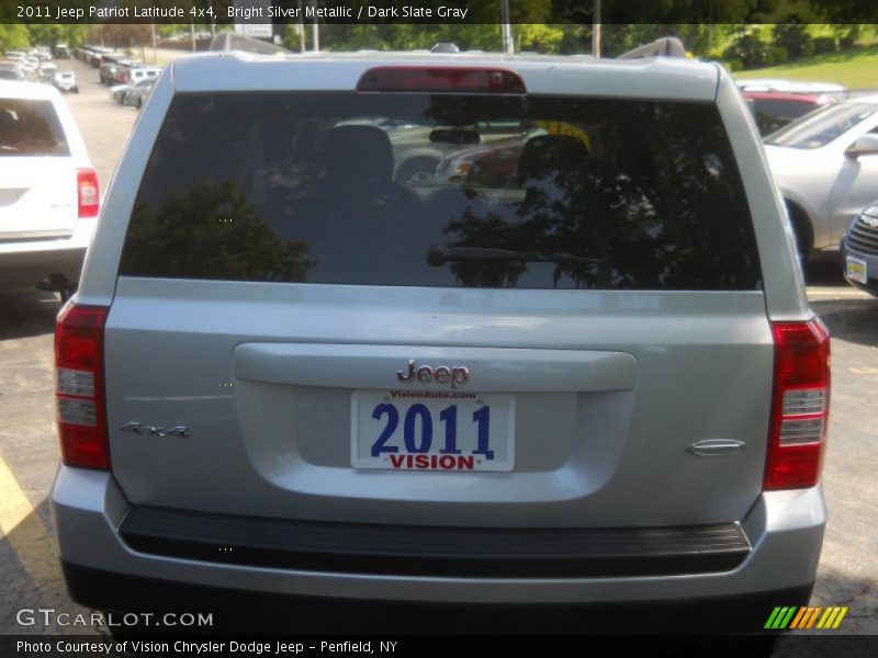 Bright Silver Metallic / Dark Slate Gray 2011 Jeep Patriot Latitude 4x4