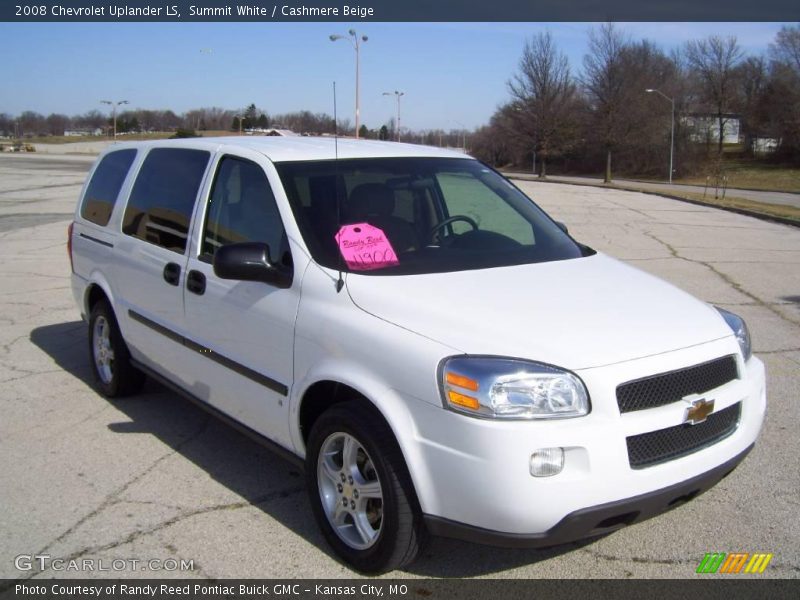 Summit White / Cashmere Beige 2008 Chevrolet Uplander LS