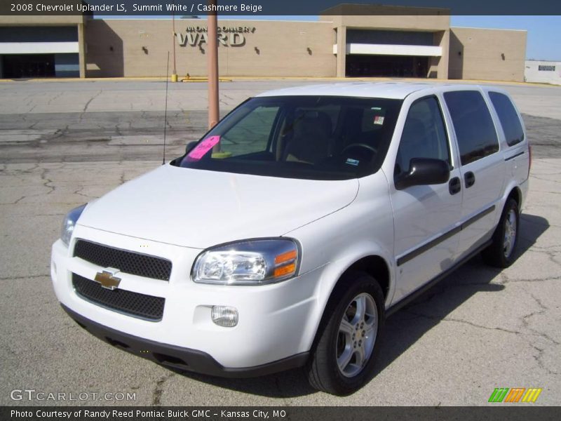 Summit White / Cashmere Beige 2008 Chevrolet Uplander LS